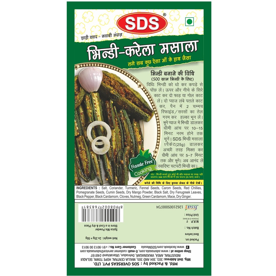 Bhindi-karela masala