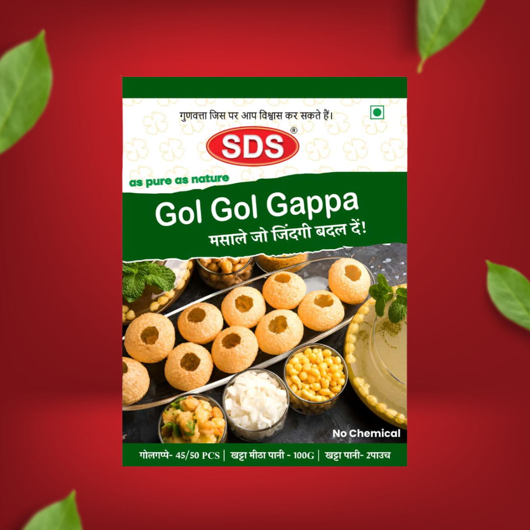 Gol Gappa with Khatta Meetha Pani