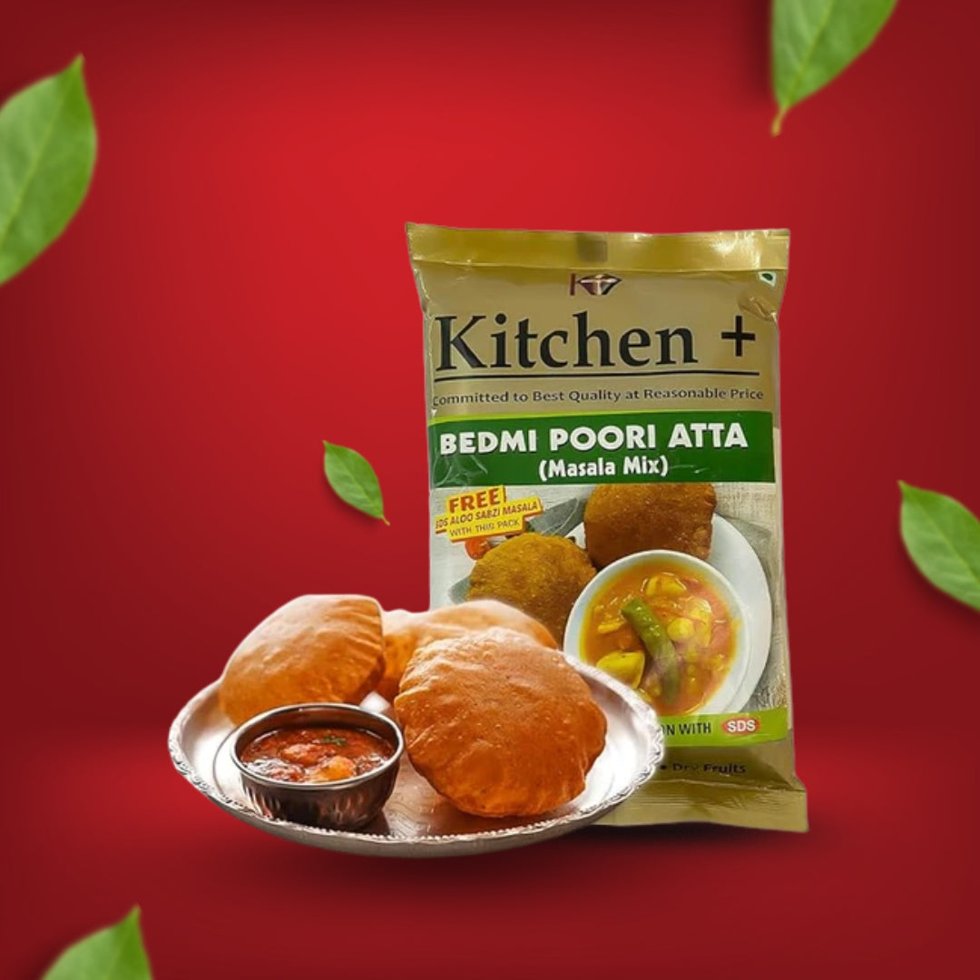 Bedmi Poori Atta with Aloo Sabzi Masala