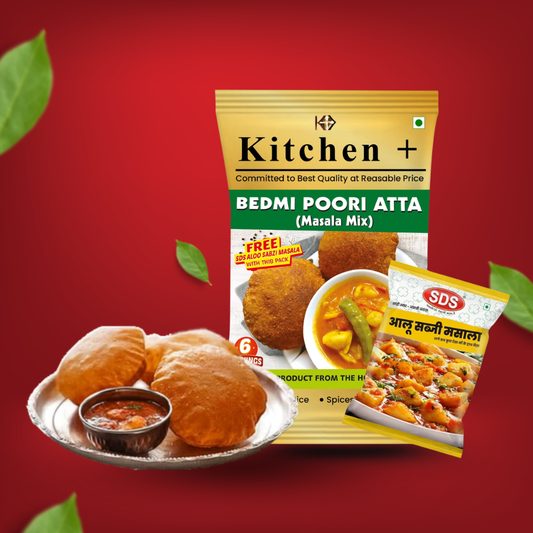 Bedmi Poori Atta with Aloo Sabzi Masala