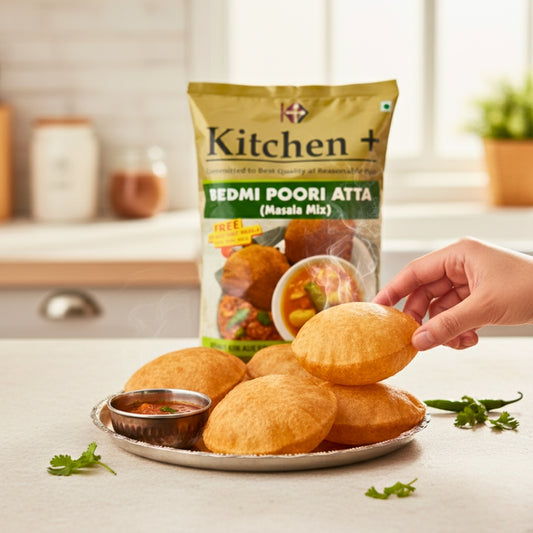 Bedmi Poori Atta with Aloo Sabzi Masala
