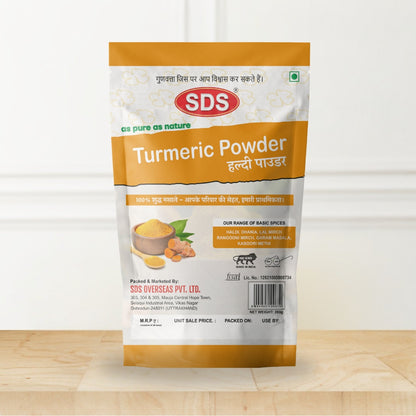 Haldi Powder Back Packaging