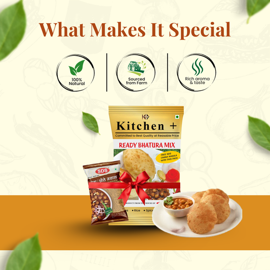 Bhatura mix with Chana/Chole Masala