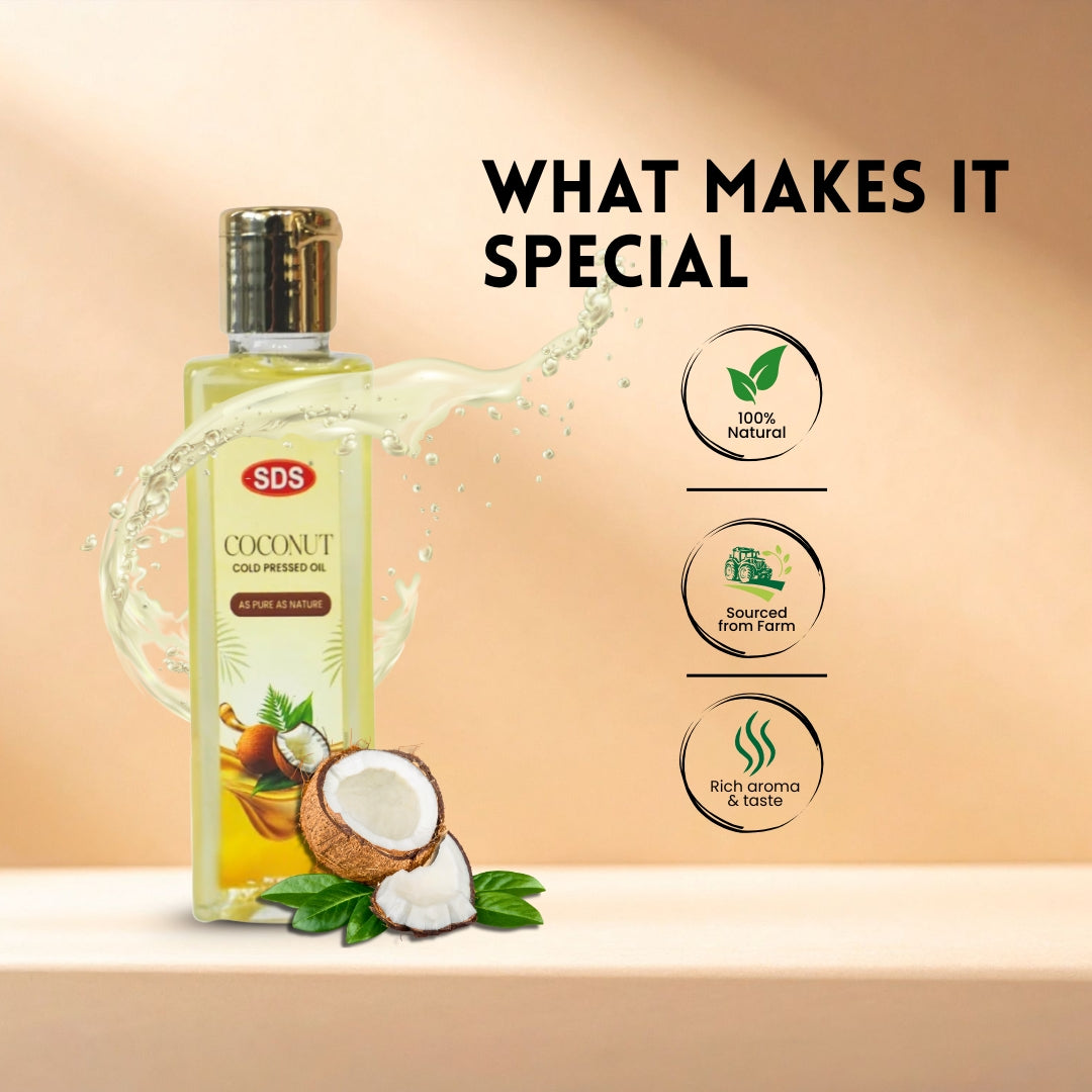 Cold Pressed Coconut Oil (100ml)