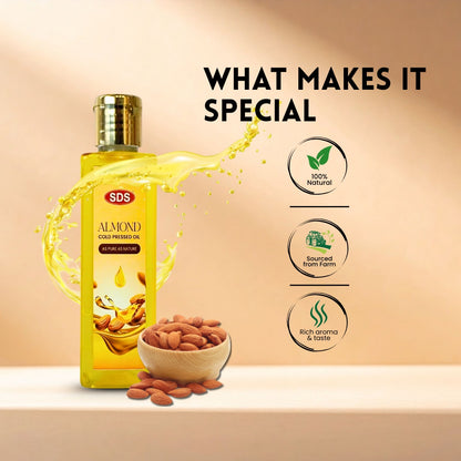 Cold Pressed Almond Oil (100ml)