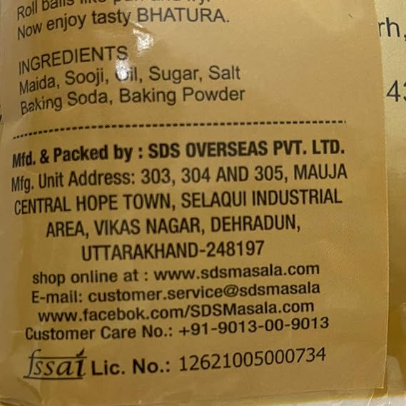 Bhatura mix