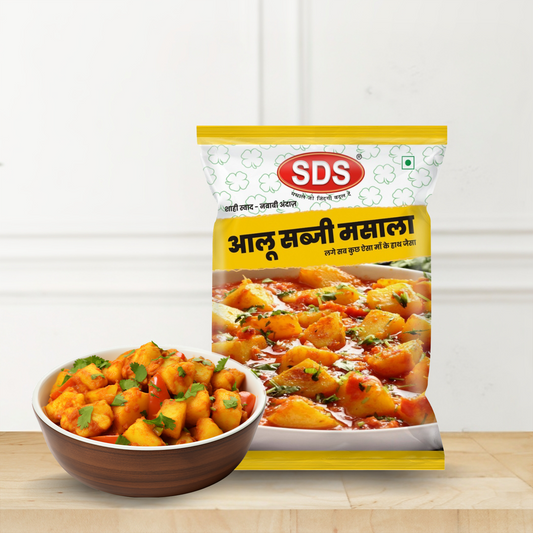 Aloo sabji masala with dish