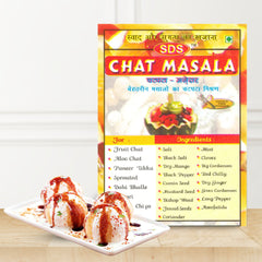 Chat masala powder packet