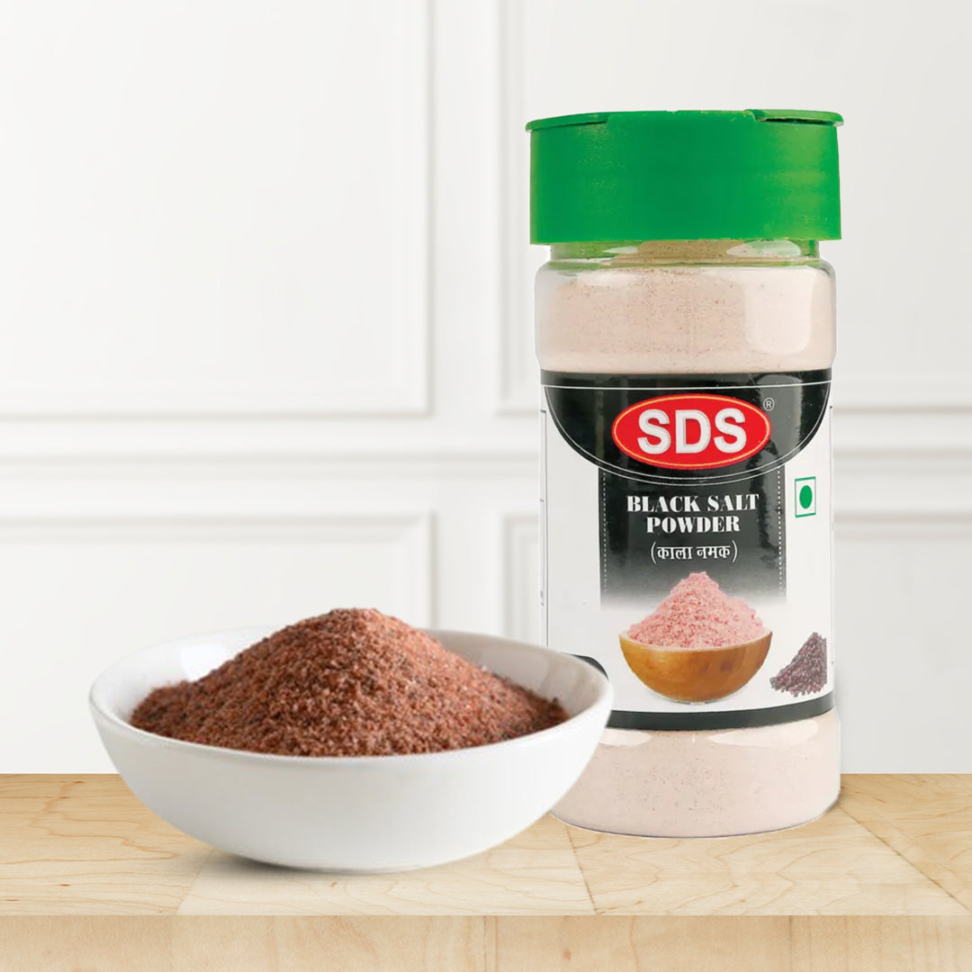 Black Rock Salt Powder 100gm by SDS Masala – SDS MASALA