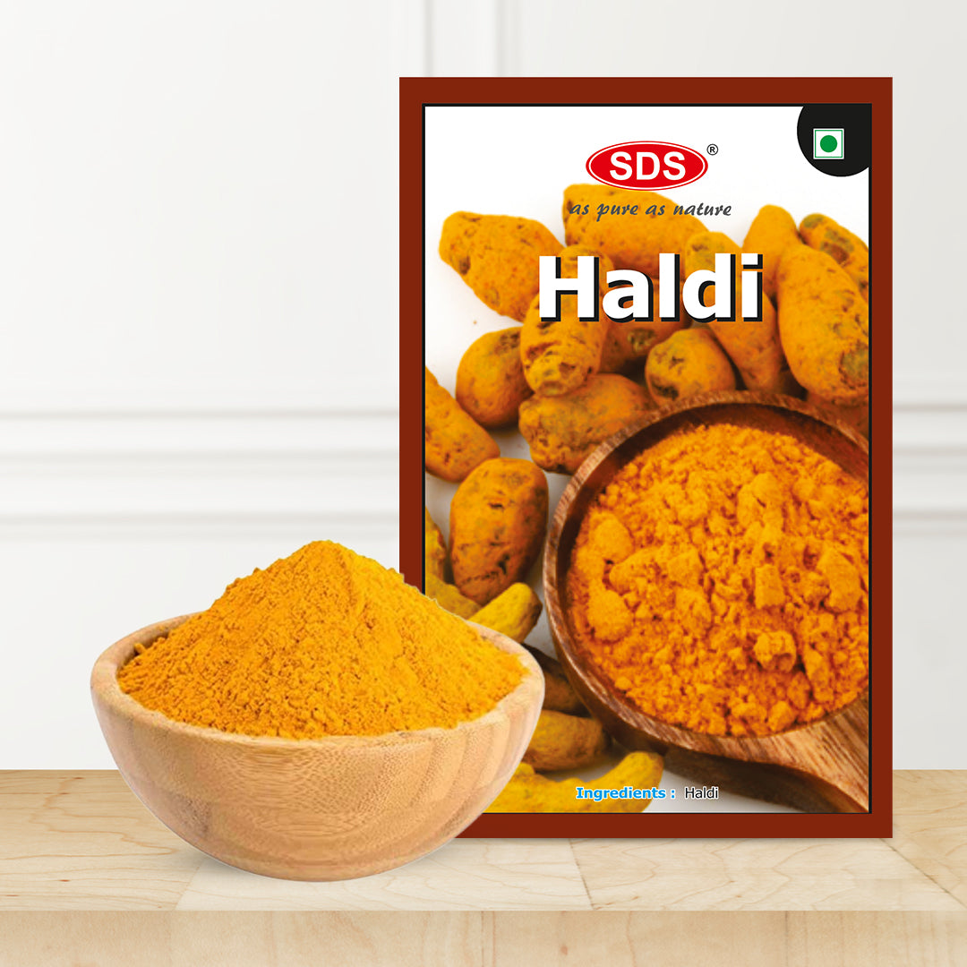 Haldi Powder Kitchen Haldi Powder: Embrace the Golden Spice of SDS Masala – SDS MASALA