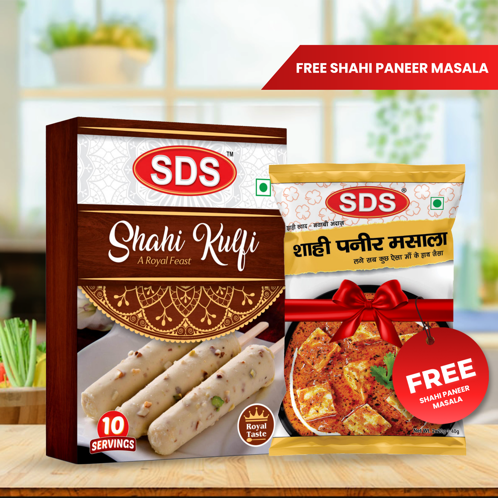shahi kulfi  with free shahi paneer masala 