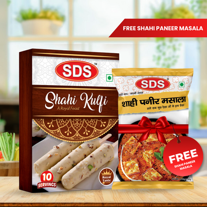 shahi kulfi  with free shahi paneer masala 