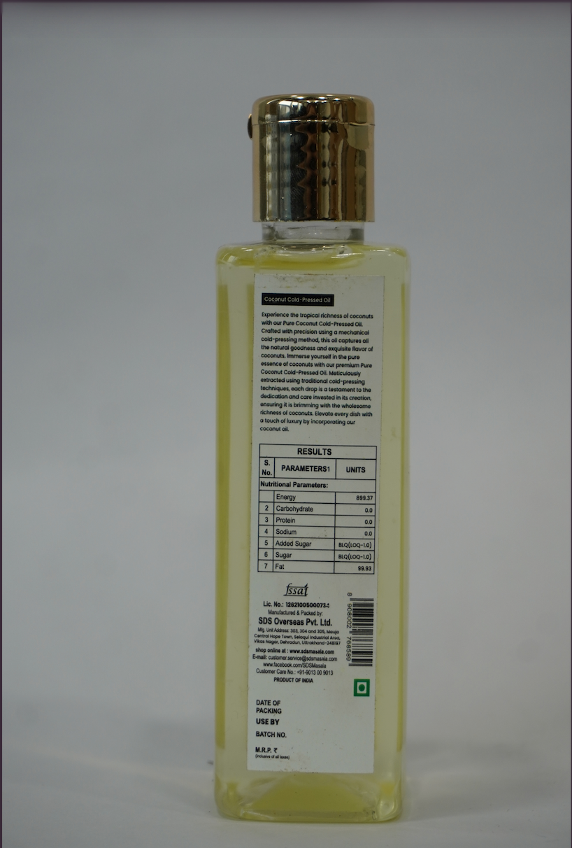 Cold Pressed Coconut Oil (100ml)