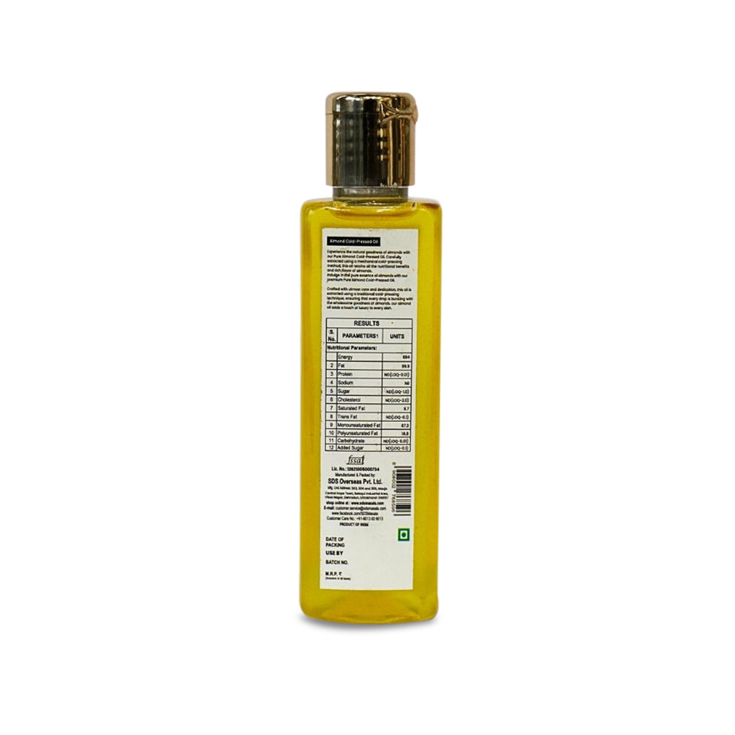 Cold Pressed Almond Oil (100ml)