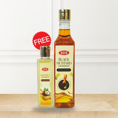 buy black musted oil free with coconuts oil